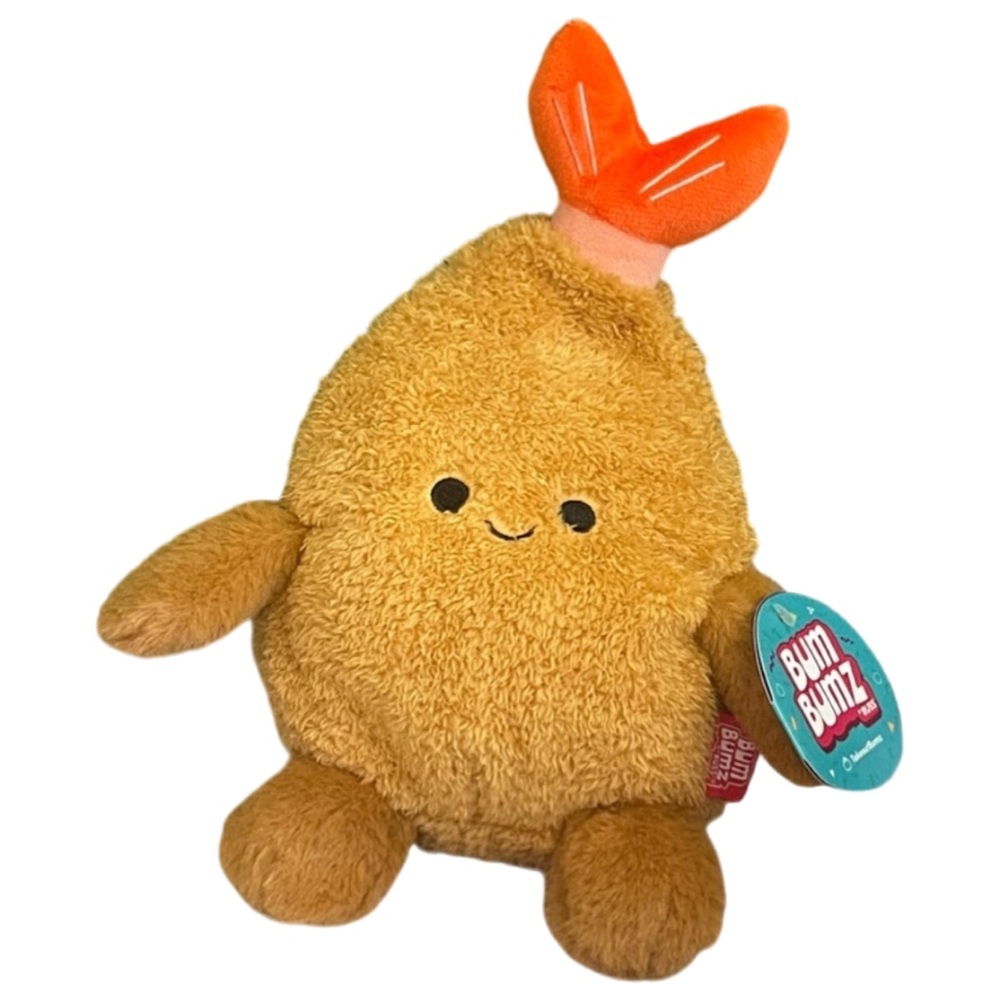 BumBumz Tim the Tempura Shrimp 7.5” TakeoutBumz NWT Collectible